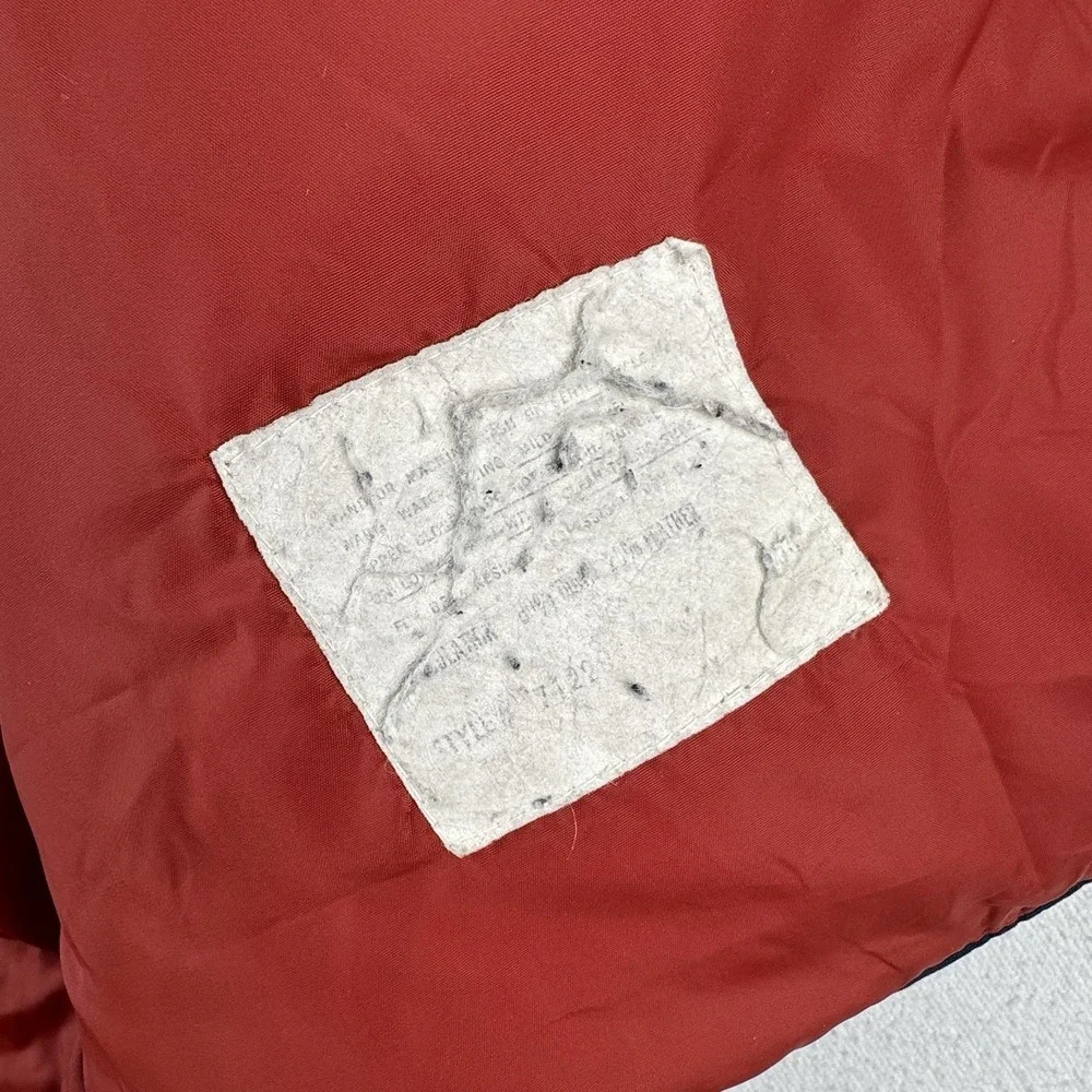 70's Vintage Penfield Down Puffer‎ Vest Men's Large Blue Snap - Picture 11 of 11